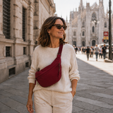 Marlène - Sac à Bandoulière Bordeaux