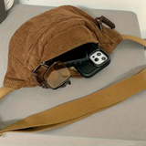 Catherine - Sac à Bandoulière en Velours Côtelé