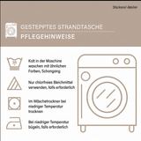 Sac de Plage Artisanal - Tortue Paisible