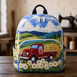 Sac à Dos Matelassé - Rouge Vintage