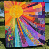 Éléonore - Couverture matelassée Soleil Rayonnant