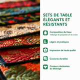 Mathilde - Set de table matelassé Arbre Esprit Celtique