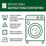 Alice - Set de table matelassé Chant de Oiseaux Joyeux