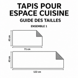 Manon - Tapis de cuisine Marée Sereine