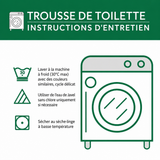 Maëlys - Trousse de toilette matelassée Abeilles et Fleurs