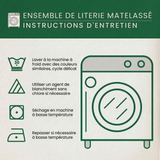Parure de lit matelassée 3 pièces - Magie du Père Noël